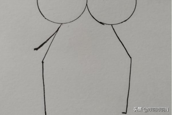抖音火爆戀人的小人簡筆畫方法？