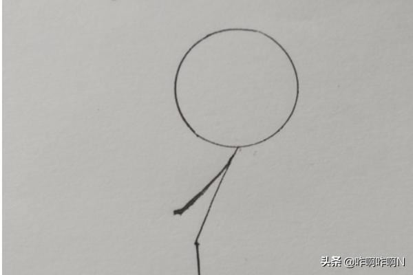 抖音火爆戀人的小人簡筆畫方法？