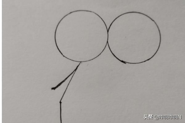 抖音火爆戀人的小人簡筆畫方法？