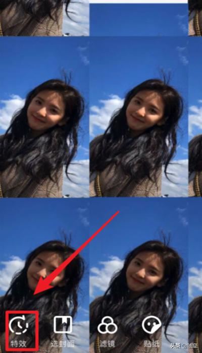 抖音九宮格變超多宮格快閃特效怎么弄？