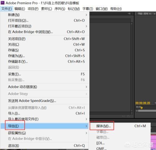 PR如何導(dǎo)出適合抖音快手尺寸的視頻？