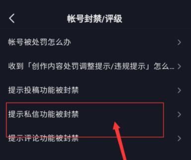 抖音私信被系統(tǒng)封禁怎么查看？