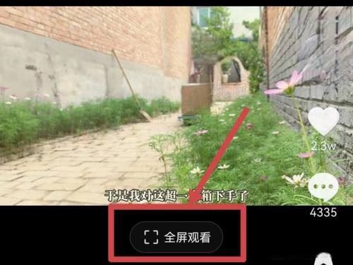 抖音半屏怎么切換全屏？